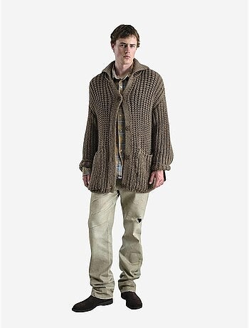 Polo en maille texturée giesto avec poche