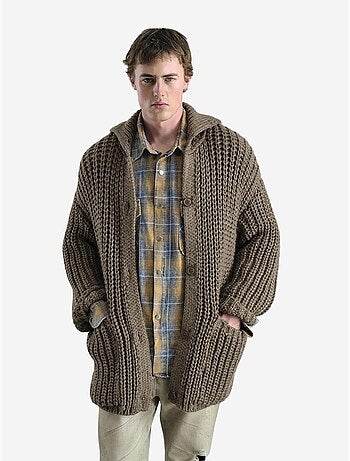 Polo en maille texturée giesto avec poche