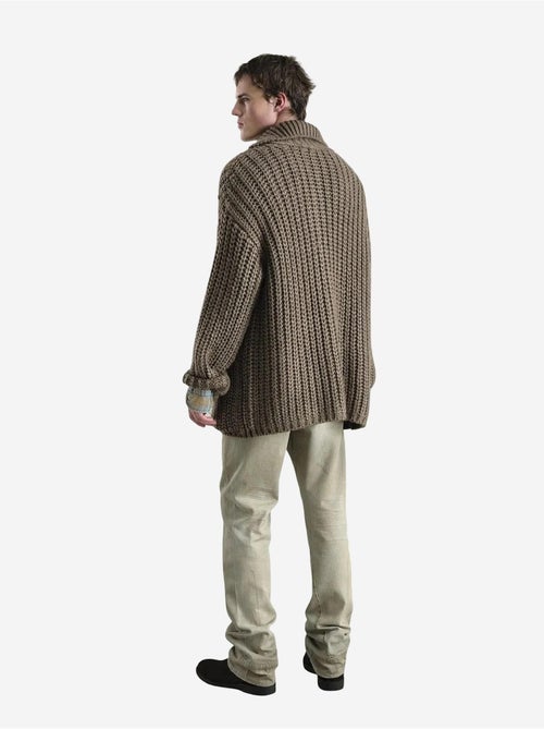 Polo en maille texturée giesto avec poche - Kiabi
