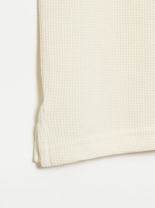 Polo en matière en nid d'abeilles - Kiabi Polo en matière en nid d'abeilles - Kiabi