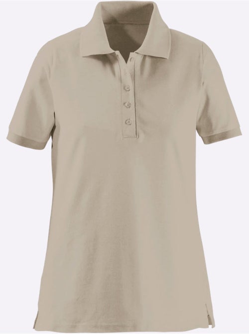 Polo en piqué à col tunisien et manches courtes - Taille standard - Witt - Kiabi Polo en piqué à col tunisien et manches courtes - Taille standard - Witt - Kiabi