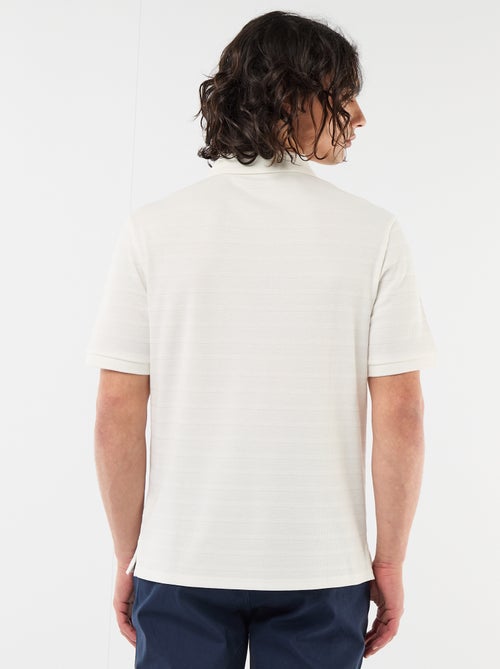 Polo en piqué de coton à manches courtes - Kiabi