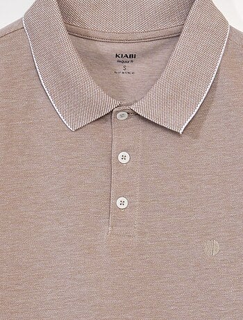 Polo en piqué de coton