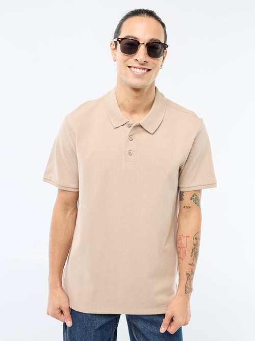 Polo en piqué de coton - Kiabi