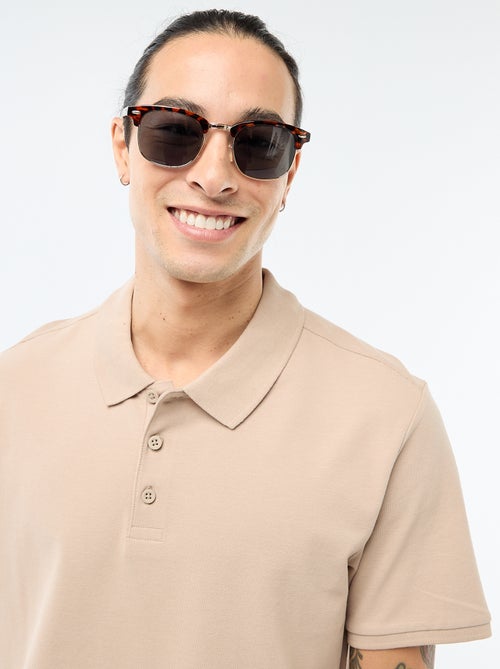 Polo en piqué de coton - Kiabi