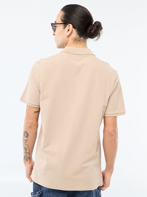 Polo en piqué de coton - Kiabi