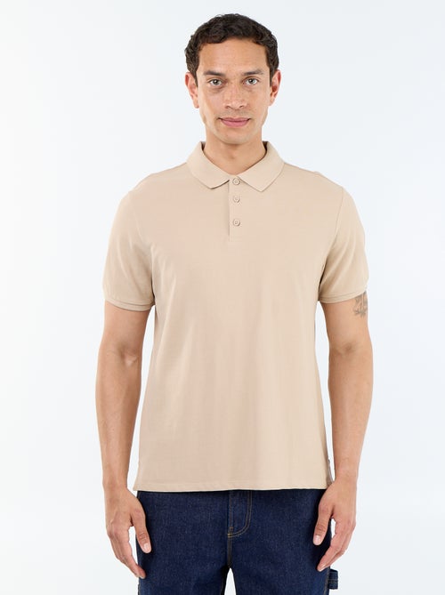 Polo en piqué de coton - Kiabi