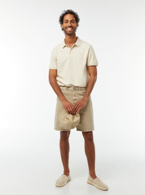 Polo en piqué  de coton - Kiabi