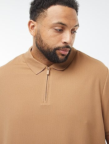 Polo en piqué de coton