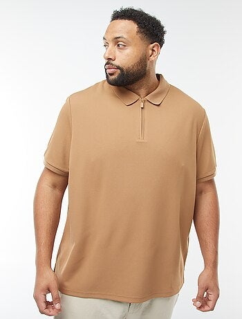 Polo en piqué de coton