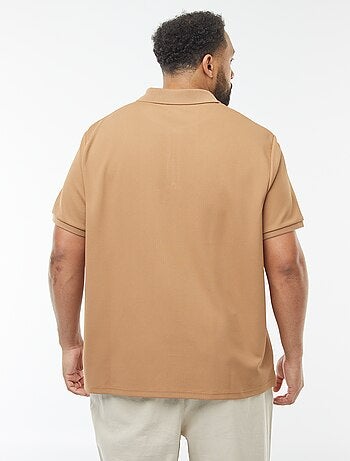 Polo en piqué de coton