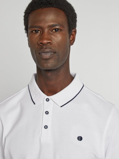 Polo en piqué  de coton - Kiabi