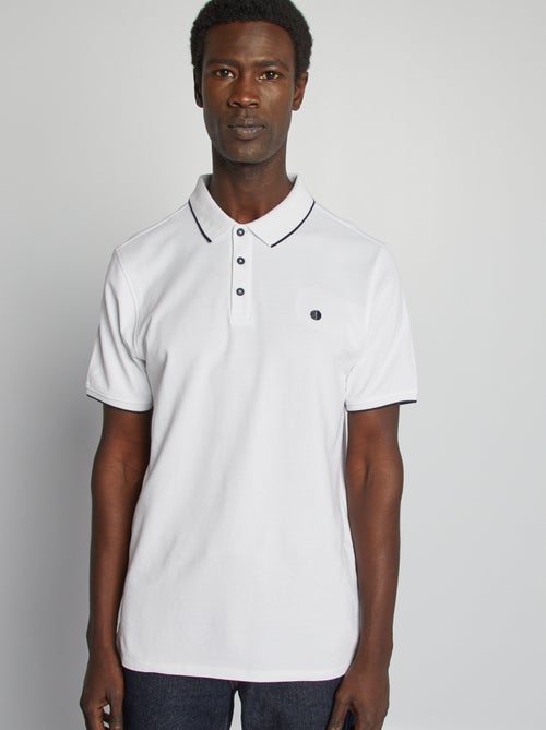 Polo en piqué  de coton - Kiabi