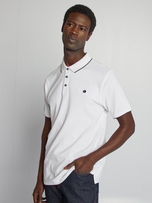 Polo en piqué  de coton - Kiabi