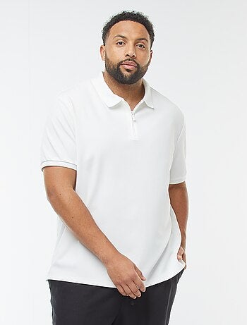 Polo en piqué de coton