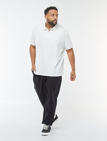 Polo en piqué de coton