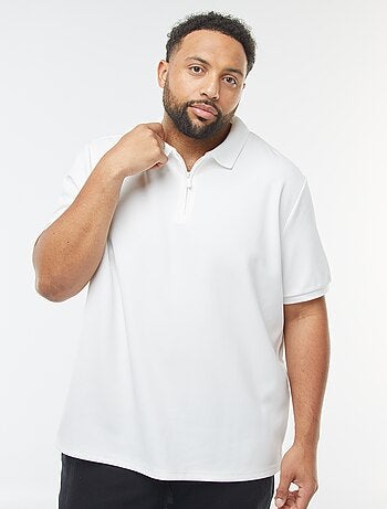 Polo en piqué de coton
