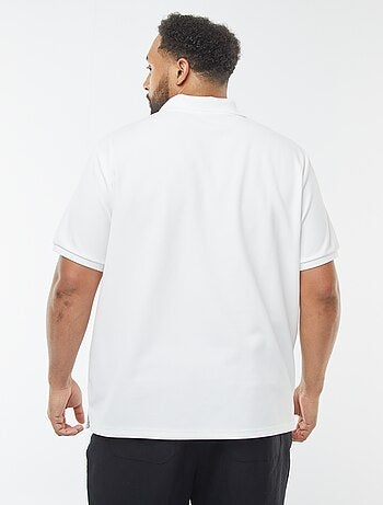 Polo en piqué de coton