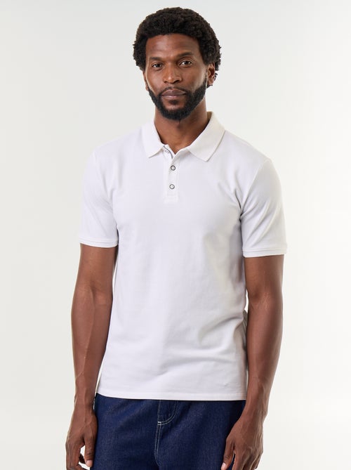 Polo en piqué de coton - Kiabi Polo en piqué de coton - Kiabi