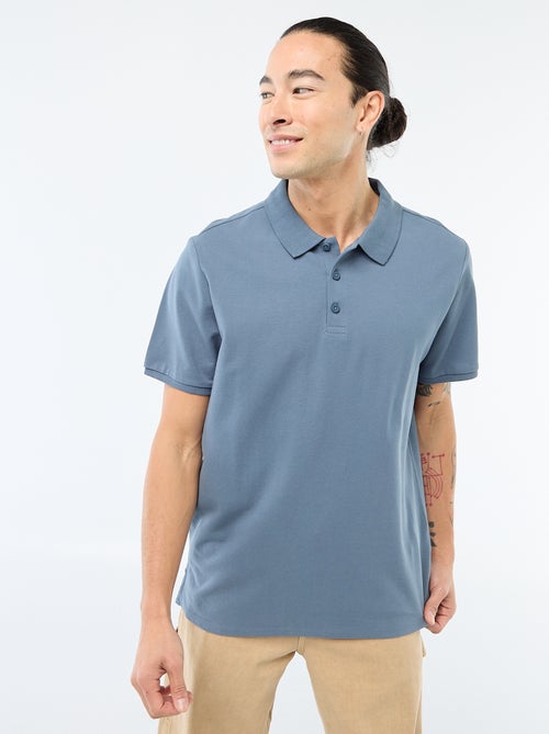 Polo en piqué de coton - Kiabi