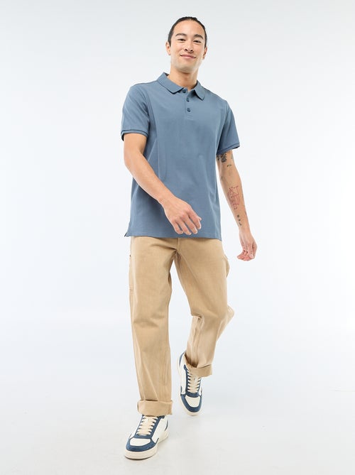 Polo en piqué de coton - Kiabi