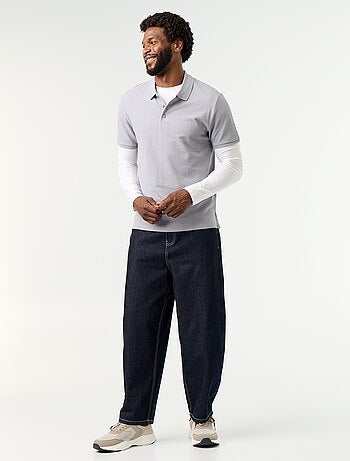 Polo à manches courtes homme en maille piquée uni