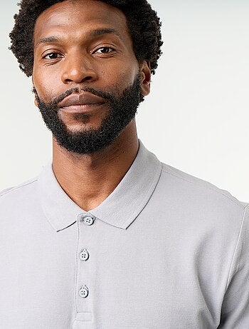 Polo à manches courtes homme en maille piquée uni