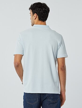 Polo en piqué de coton