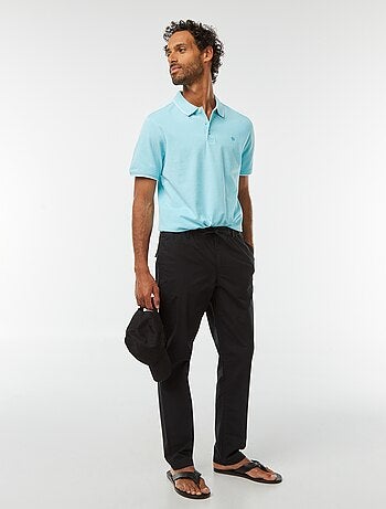 Polo en piqué de coton
