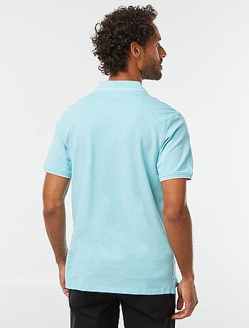 Polo en piqué de coton