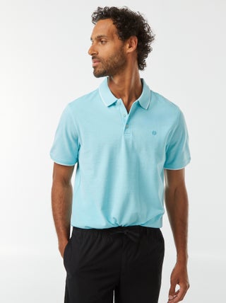 Polo en piqué  de coton
