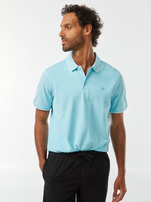 Polo en piqué  de coton - Kiabi