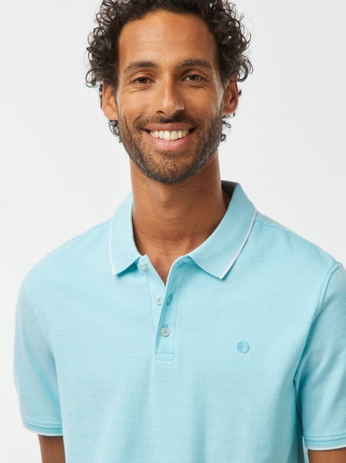 Polo en piqué  de coton - Kiabi