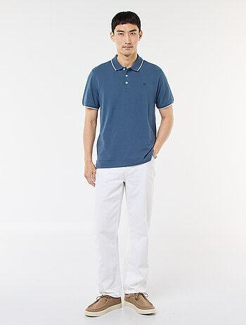 Polo en piqué de coton