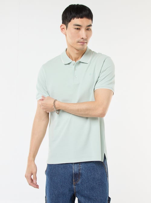 Polo en piqué  de coton - Kiabi