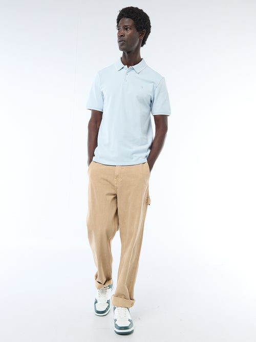 Polo en piqué  de coton - Kiabi