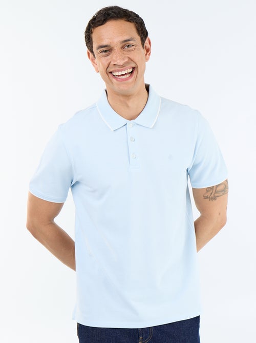 Polo en piqué  de coton - Kiabi
