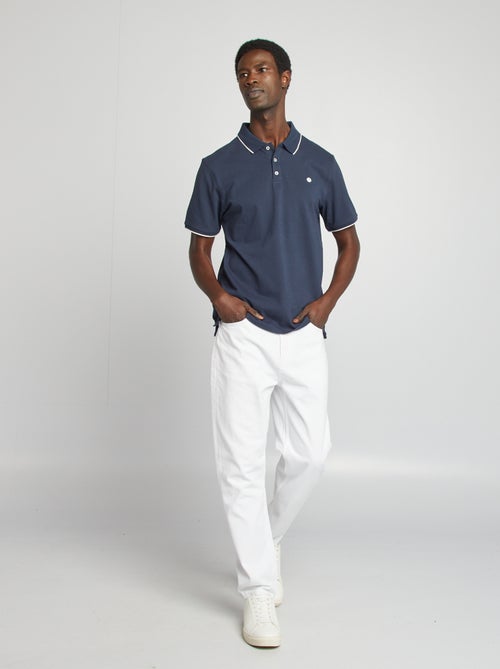 Polo en piqué  de coton - Kiabi