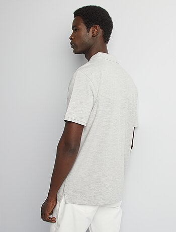 Polo en piqué de coton