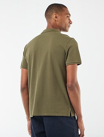 Polo en piqué de coton