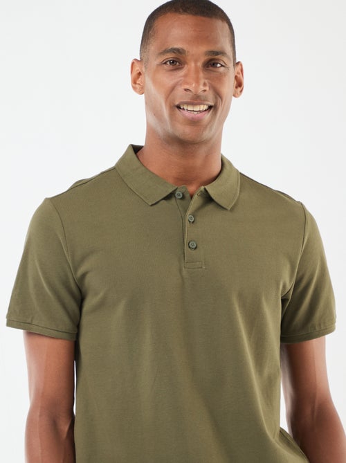 Polo en piqué de coton - Kiabi