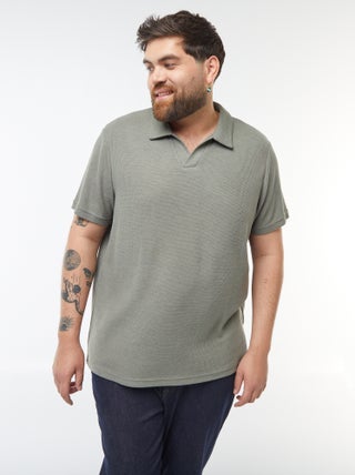 Polo en piqué de coton