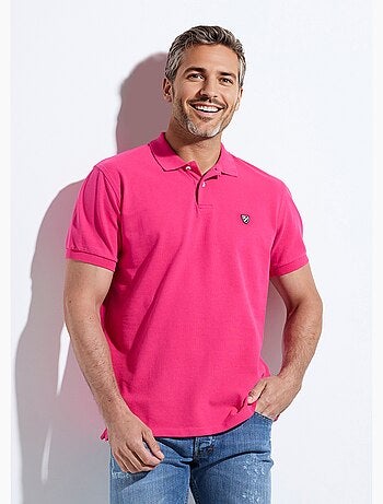 Polo en piqué de coton manches courtes