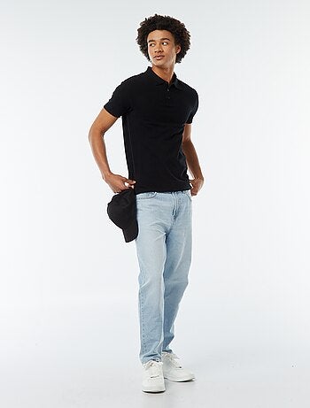 Polo en piqué de coton