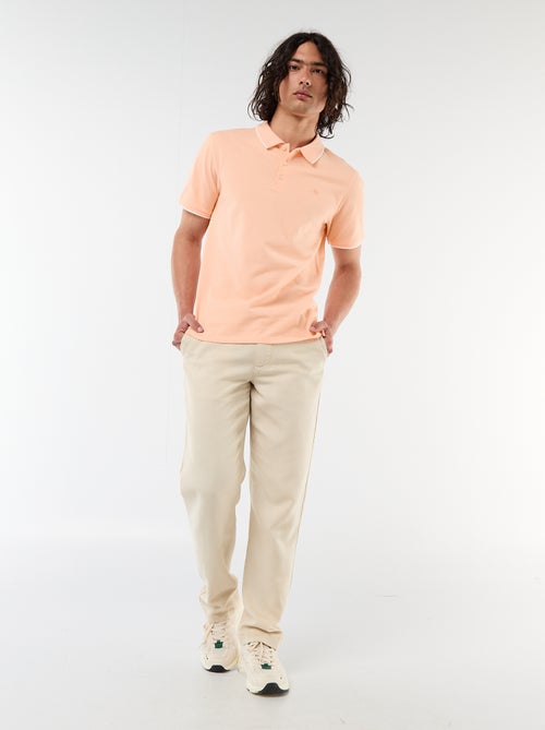 Polo en piqué  de coton - Kiabi