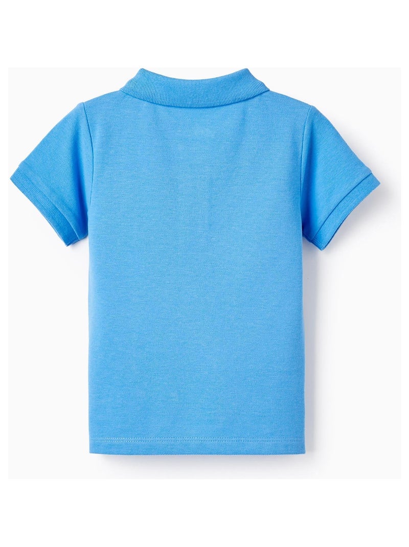 Polo en Piqué de Coton pour Bébé Garçon manches courtes EXPLORING AUSTRALIA Bleu - Kiabi