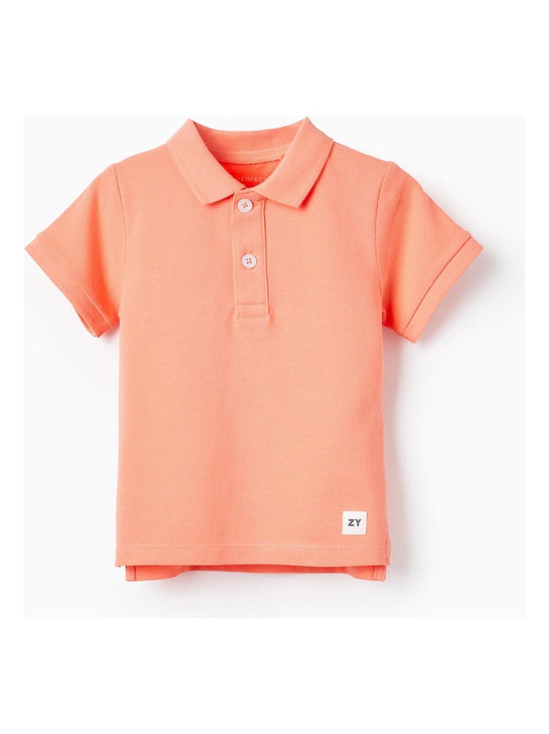 Polo en Piqué de Coton pour Bébé Garçon manches courtes EXPLORING AUSTRALIA Rose - Kiabi