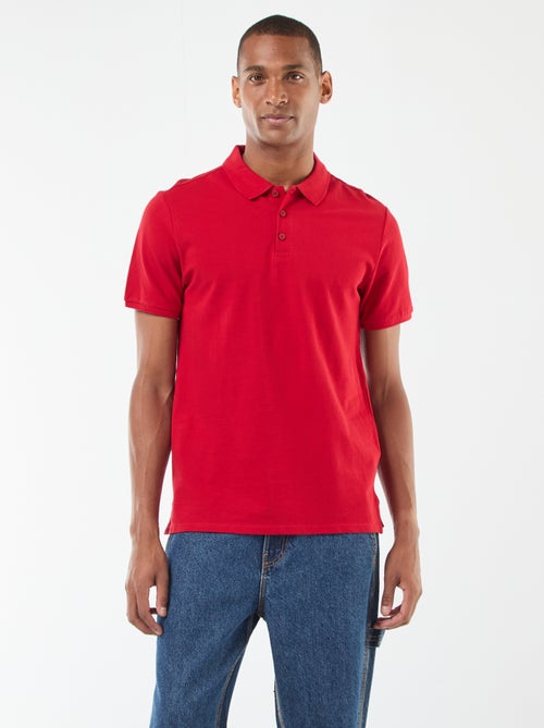 Polo en piqué de coton - Kiabi