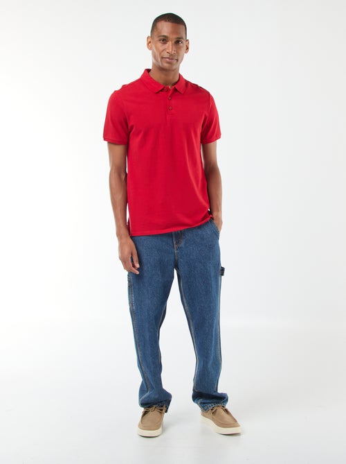 Polo en piqué de coton - Kiabi