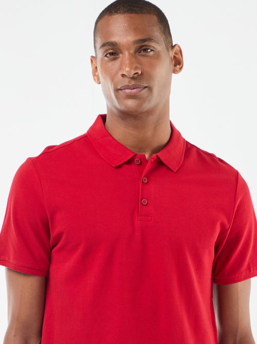 Polo en piqué de coton - Kiabi